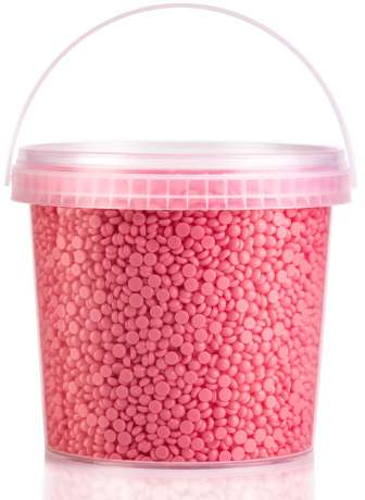 Brazilian Hot Wax Drops - 1000 ml TIN PINK PEARL (BRA10GB03)